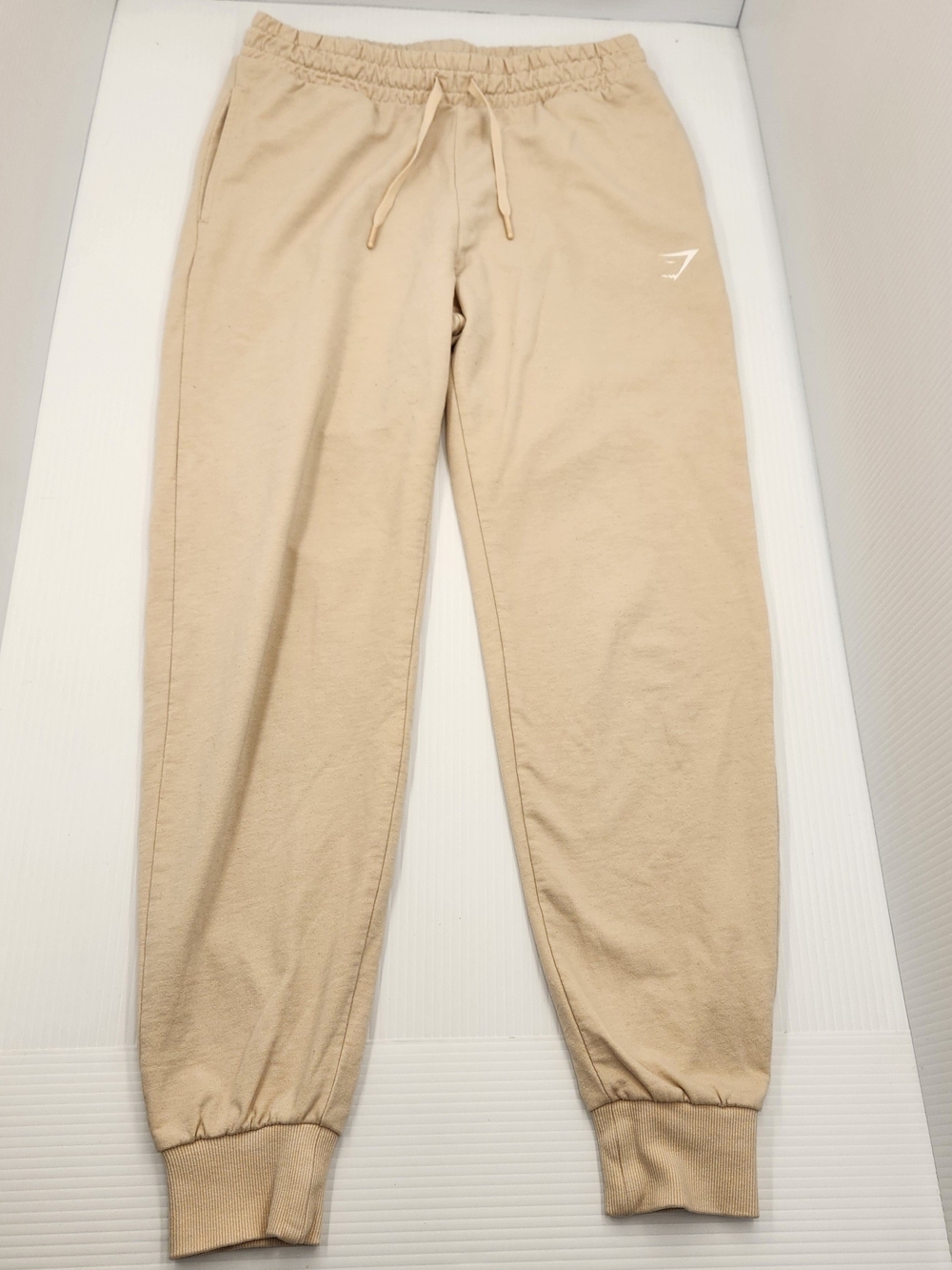 Gymshark Beige Drawstring Joggers - Picture 3 of 11